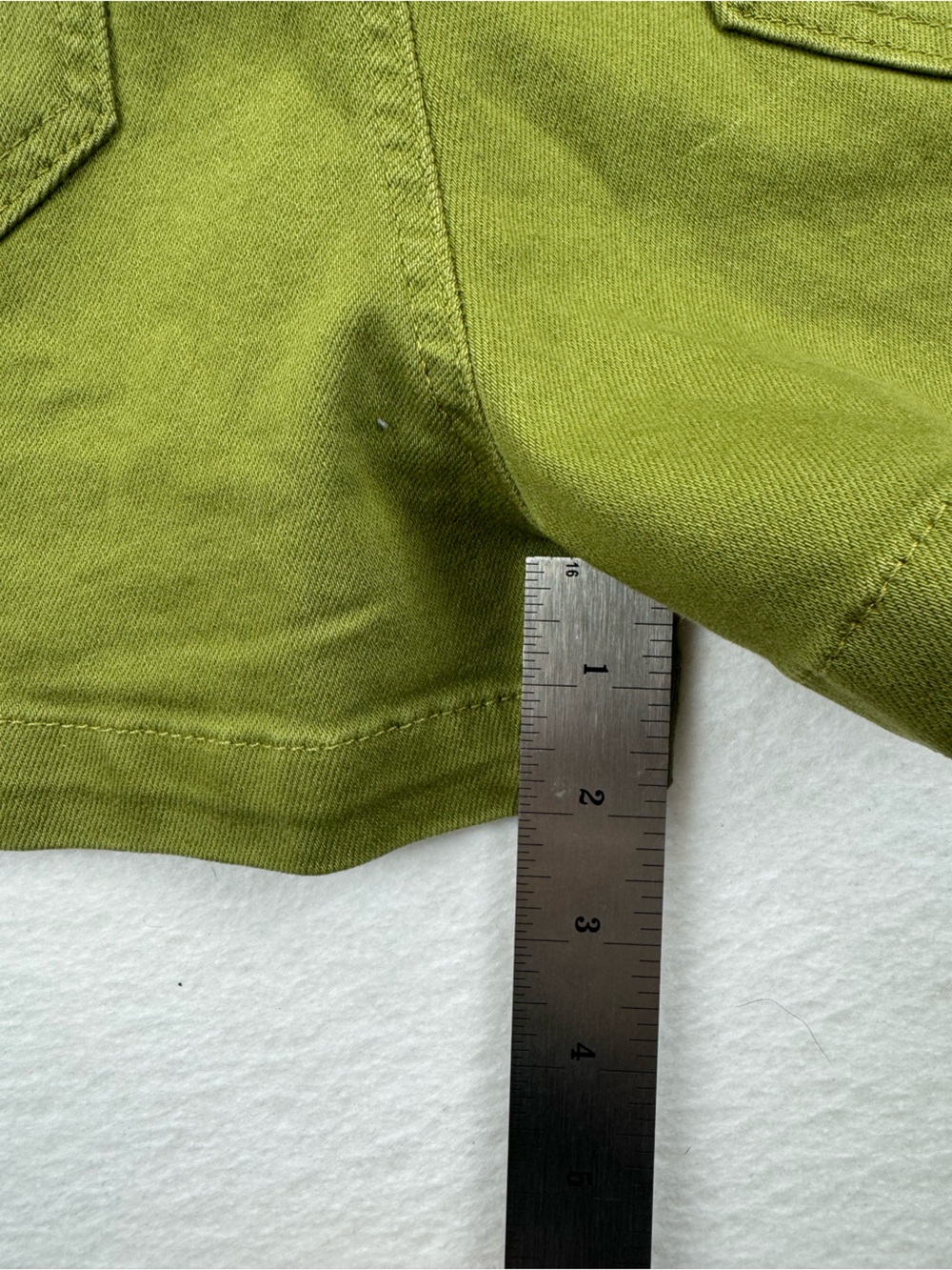 NWT Pilcro by Anthropologie Utility Romper Shorts Jumpsuit Moss Green Size 4 - Picture 8 of 10